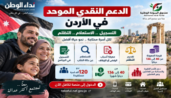 هل أنت مستحق للدعم النقدي؟ رابط التسجيل والاستعلام عن حالة الطلب في الأردن