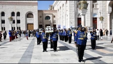 محافظة شبوة تشيع الشهيد النقيب علي محسن صلاح العولقي