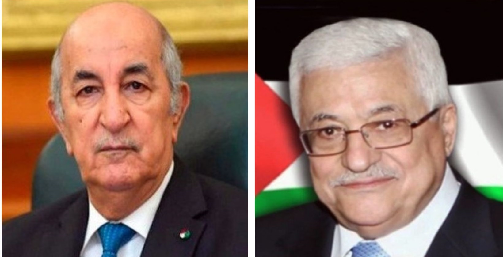الرئيس الفلسطيني يشكر الرئيس الجزائري على تقديم منحة بقيمة 30 مليون دولار لـ جنين