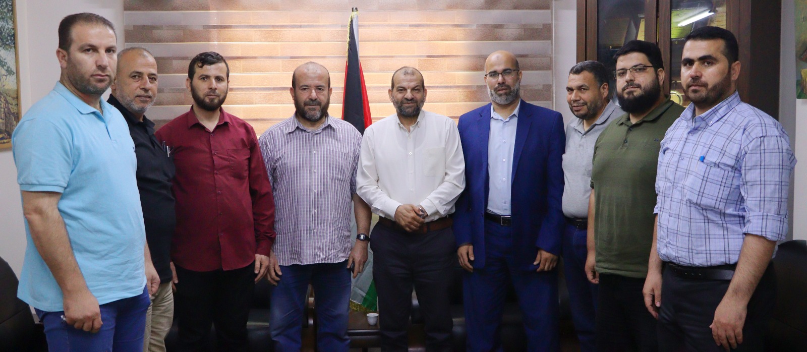 دائرة العمل الشبابي تزور الهيئة العامة للشباب والثقافة في قطاع غزة