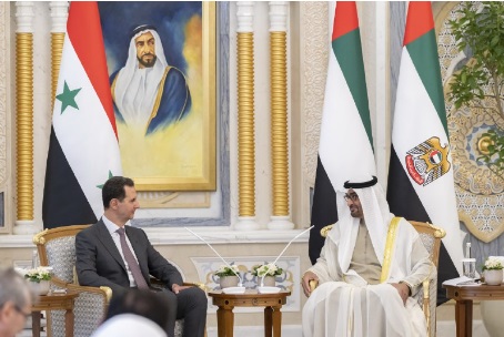 تفاصيل زيارة الاسد للامارات العربية المتحدة