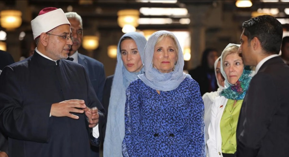 قرينة الرئيس الأميركي جو بايدن تزور الازهر ....تفاصيل