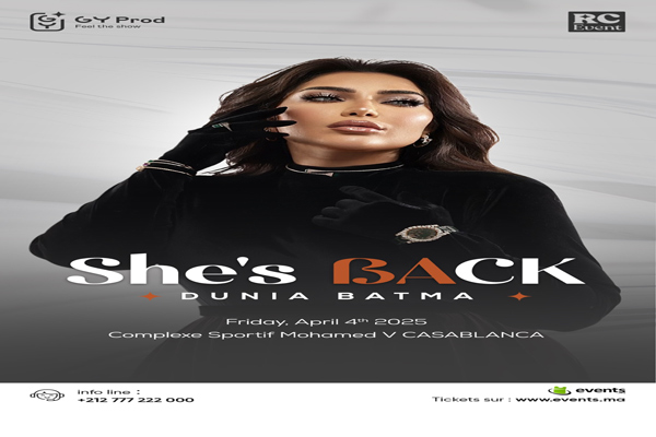 تحت عنوان She's BACK.. دنيا بطمة تحيي أضخم حفل بعد عودتها