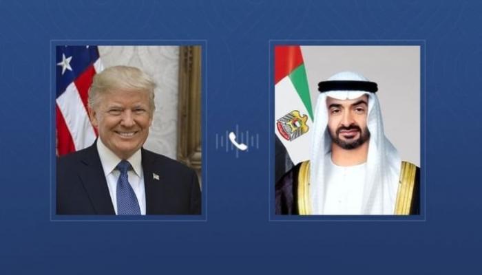 اتصال هاتفي بين محمد بن زايد ودونالد ترامب لبحث التعاون وقضايا الشرق الأوسط | نداء الوطن