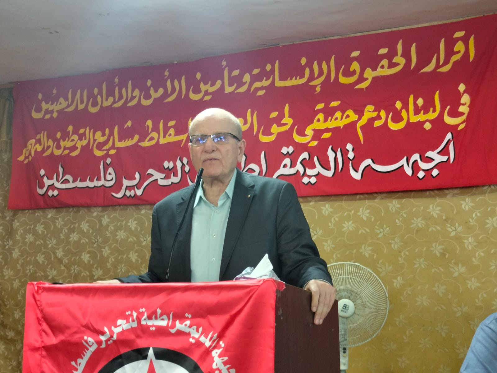 فهد سليمان : نناضل من اجل سياسة وطنية ثابتها المقاومة والوحدة...