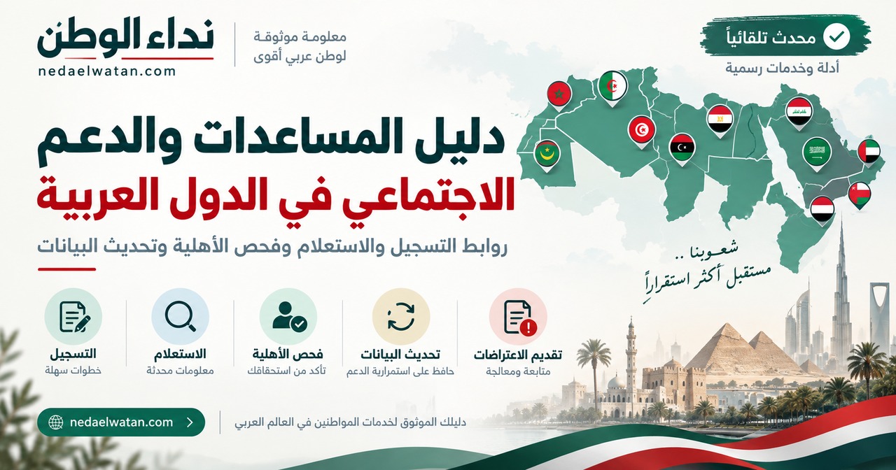 دليل المساعدات في الدول العربية