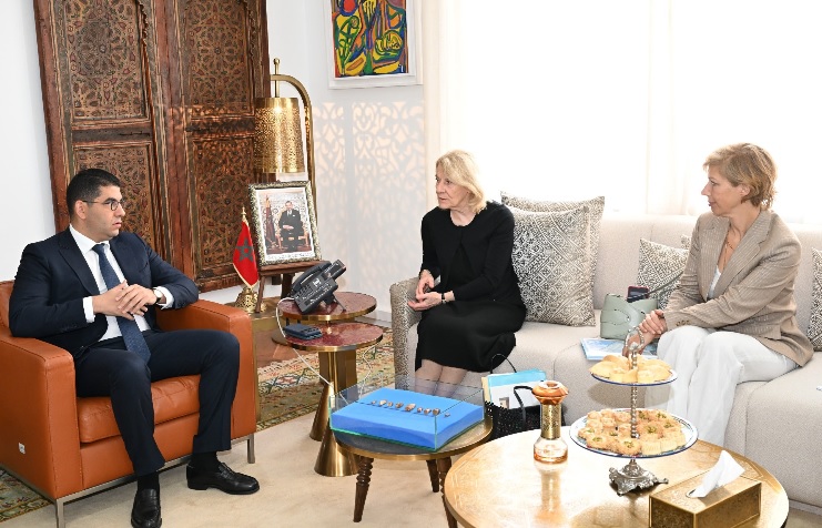 السيد بنسعيد يجري مباحثات ثنائية مع نظيرته الفرنسية