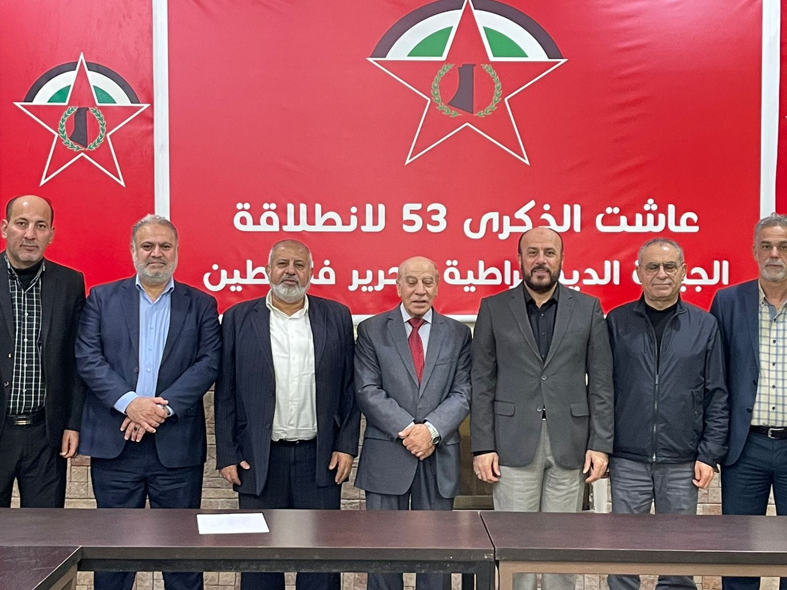 الجبهة الديمقراطية تستقبل وفدا من قيادة حركة حماس وتعرضان التطورات العامة وقضايا اللاجئين الفلسطينيين في لبنان