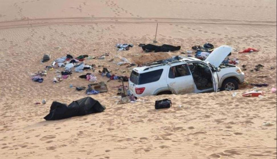 فيديو...شباب يصورون لحظات وفاتهم المأساوية في الصحراء