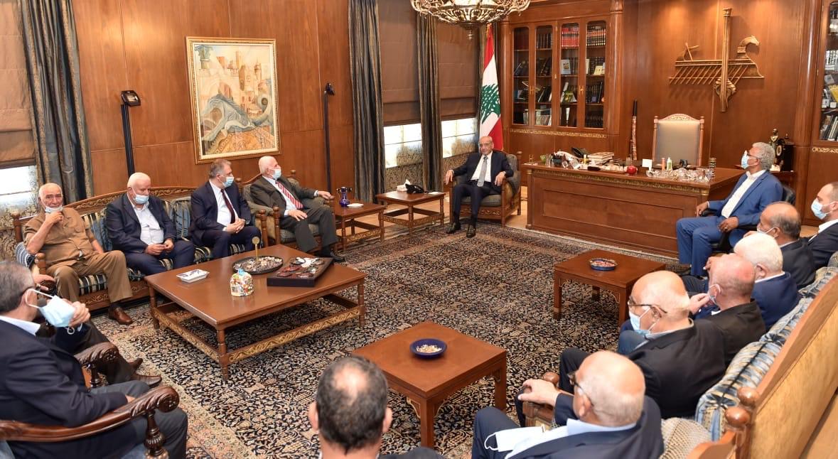 تفاصيل لقاء رئيس مجلس النواب اللبناني