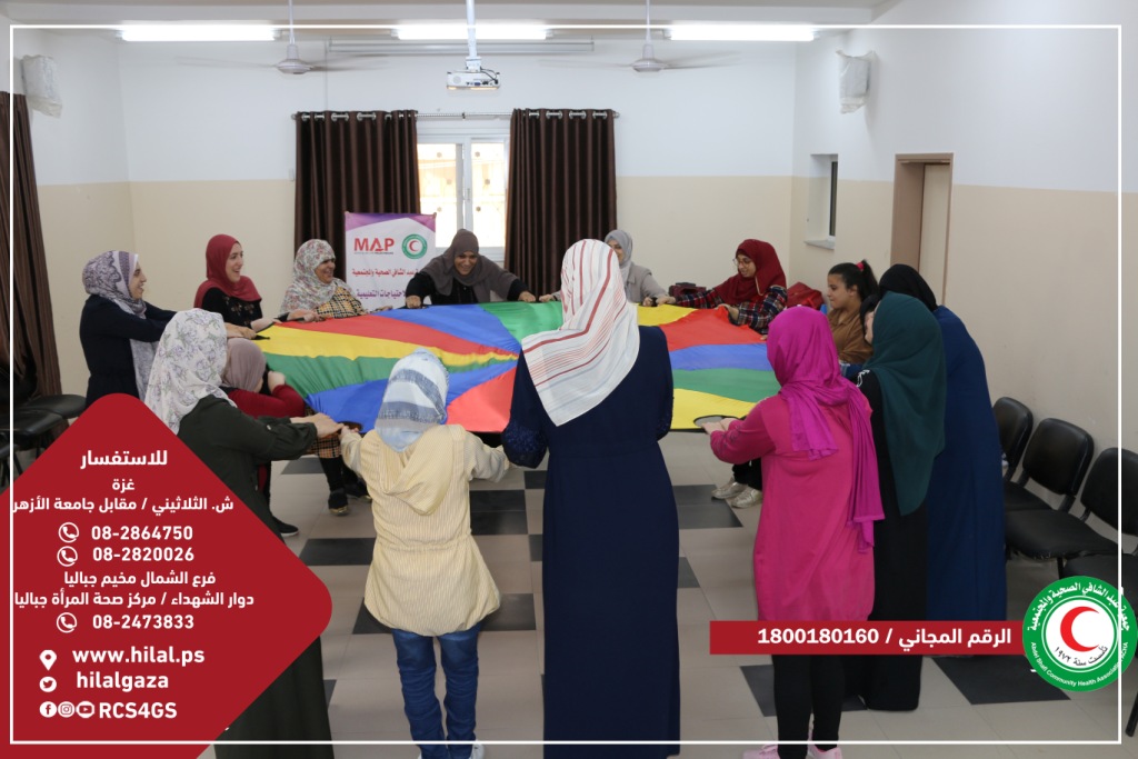جمعية عبد الشافي الصحية والمجتمعية تنفذ أنشطة دعم نفسي للفتيات والشابات ذوات الإعاقة الذهنية وصعوبات التعلم والتوحد في غزة
