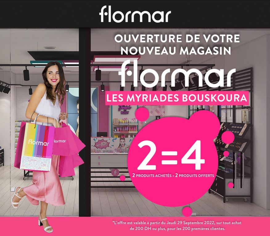 إفتتاح فرع flormar ببوسكورة بحضور مجموعة من المهتمين بالأناقة والجمال ..