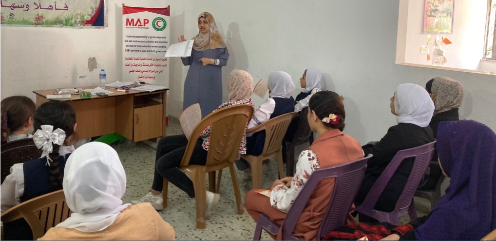 جمعية عبد الشافي الصحية والمجتمعية تعقد ورشة توعوية حول العنف المبني على النوع الاجتماعي