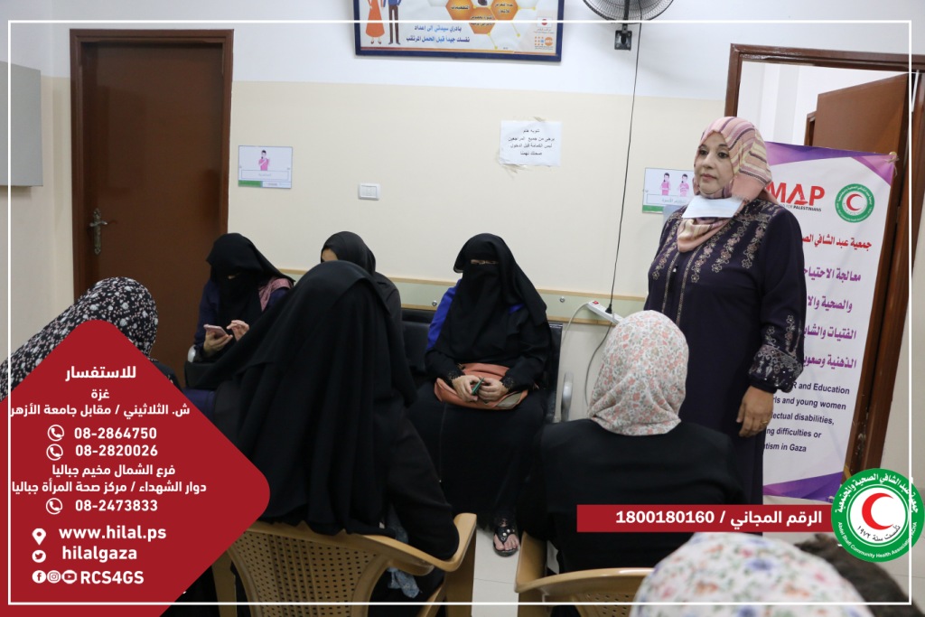 جمعية عبدالشافي الصحية والمجتمعية تنفذ ورشة توعوية حول كيفية الوقاية من العنف الأسري في أوقات الحروب والمخاطر